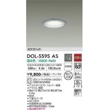 大光電機(DAIKO) DOL-5595 AS アウトドアライト 軒下ダウンライト 埋込穴φ100 非調光 LED 温白色 ランプ付 高気密SB形 防雨形 シルバー