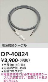 大光電機(DAIKO)　DP-40824　部材 電源接続ケーブル 終端コネクタ付