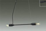 大光電機(DAIKO) DPN-41960 Y ペンダント 非調光 LED キャンドル色 ランプ付 フランジタイプ ブラック