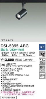 大光電機(DAIKO)　DSL-5395ABG　スポットライト LED内蔵 調光(調光器別売) 温白色 配光30° プラグタイプ ブラック