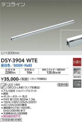 大光電機(DAIKO)　DSY-3904WTE(ランプ別梱)　間接照明 L=1200mm 非調光 昼白色 デコライン シルバー