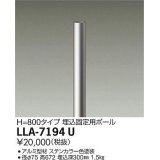 大光電機(DAIKO) LLA-7194U 部材 埋込固定用ポール H=800mm ステンカラー