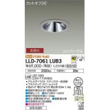 大光電機(DAIKO) LLD-7061LUB3 ユニバーサルダウンライト 埋込穴φ125 非調光 電球色 ビーム角40度 超広角形 防雨・防湿形 ステンカラー