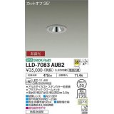 大光電機(DAIKO) LLD-7083AUB2 ダウンライト 埋込穴φ50 非調光 温白色 ビーム角35度 広角形 防雨・防湿形 ステンカラー