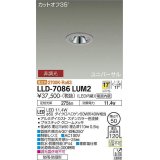 大光電機(DAIKO) LLD-7086LUM2 ユニバーサルダウンライト 埋込穴φ50 非調光 電球色 ビーム角17度 中角形 防雨・防湿形 ステンカラー