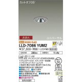 大光電機(DAIKO) LLD-7086YUM2 ユニバーサルダウンライト 埋込穴φ50 非調光 電球色 ビーム角17度 中角形 防雨・防湿形 ステンカラー