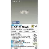 大光電機(DAIKO) LLD-7181NUWG ダウンライト 埋込穴φ75 位相調光(調光器別売) 白色 ビーム角40度 防雨形 ステンカラー