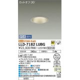 大光電機(DAIKO) LLD-7182LUBG ダウンライト 埋込穴φ100 位相調光(調光器別売) 電球色 ビーム角50度 防雨形 ステンカラー