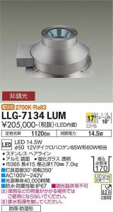 大光電機(DAIKO) LLG-7134LUM アウトドアライト グランドライト 非調光 電球色 ビーム角17度 中角形 防雨・防湿形 黒