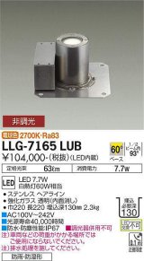 大光電機(DAIKO) LLG-7165LUB アウトドアライト グランドライト 非調光 電球色 ビーム角60度 防雨・防湿形 ステンカラー