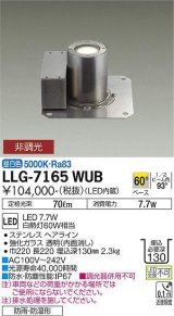 大光電機(DAIKO) LLG-7165WUB アウトドアライト グランドライト 非調光 昼白色 ビーム角60度 防雨・防湿形 ステンカラー