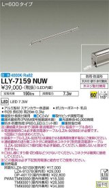 大光電機(DAIKO) LLY-7159NUW アウトドアライト 間接照明 L=600 白色 ビーム角60度 DC24V専用 防雨・防湿形 電源別売 ステンカラー