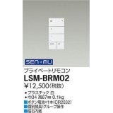 大光電機(DAIKO) LSM-BRM02 部材 プライベートリモコン ホワイト