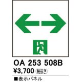 オーデリック　OA253508B　非常灯・誘導灯 部材 表示パネル 通路誘導灯用