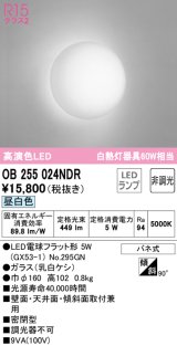 オーデリック　OB255024NDR(ランプ別梱)　ブラケットライト LEDランプ 非調光 昼白色