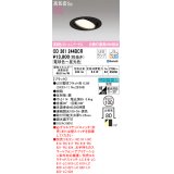 オーデリック　OD361244BCR(ランプ別梱)　ダウンライト LEDランプ 調光調色 Bluetooth 電球色〜昼光色 高気密SB リモコン別売 埋込穴φ100 ブラック