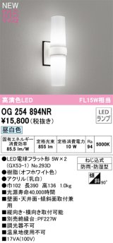 オーデリック OG254894NR(ランプ別梱) エクステリア ポーチライト LED 昼白色 高演色LED R15 防雨・防湿型 オフホワイト