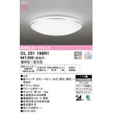 オーデリック OL251198R1 シーリングライト 10畳 調光調色 リモコン付 LED一体型 電球色〜昼光色 高演色LED R15