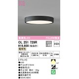 オーデリック　OL251729R　シーリングライト 非調光 LED一体型 電球色 ブラック