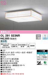 オーデリック　OL291023NR　シーリングライト 10畳 調光 リモコン別売 和風 LED一体型 昼白色 白木