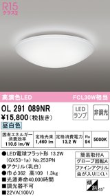 【数量限定特価】オーデリック　OL291089NR(ランプ別梱)　シーリングライト 非調光 LEDランプ 昼白色 ￡