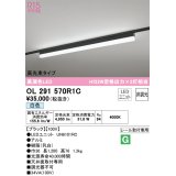 オーデリック　OL291570R1C(LED光源ユニット別梱)　ベースライト 非調光 LEDユニット交換型 白色 レール取付型 ブラック