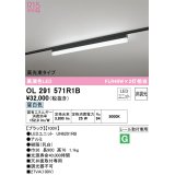 オーデリック　OL291571R1B(LED光源ユニット別梱)　ベースライト 非調光 LEDユニット交換型 昼白色 レール取付型 ブラック