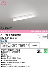 オーデリック　OL291575R2B(LED光源ユニット別梱)　ベースライト 非調光 LEDユニット交換型 昼白色 直付型 オフホワイト