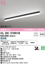 オーデリック　OL291576R1B(LED光源ユニット別梱)　ベースライト 非調光 LEDユニット交換型 昼白色 直付型 ブラック