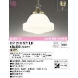 オーデリック　OP210571LR(ランプ別梱)　ペンダントライト 非調光 LEDランプ 電球色 フレンジタイプ