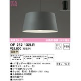 オーデリック　OP252132LR　ペンダントライト 非調光 LEDランプ 電球色 フレンジタイプ チャコールグレー