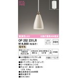 オーデリック　OP252231LR　ペンダントライト 非調光 LEDランプ 電球色 フレンジタイプ アイボリー