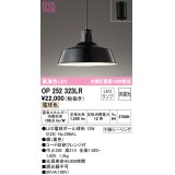 オーデリック OP252323LR(ランプ別梱) ペンダントライト 非調光 LEDランプ 電球色 フレンジタイプ ブラック  ￡