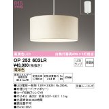 オーデリック　OP252603LR　ペンダントライト 非調光 LEDランプ 電球色 フレンジタイプ アイボリー