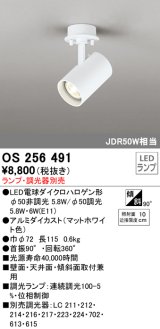 オーデリック　OS256491　スポットライト LED 連続調光 フレンジタイプ ランプ別売 調光器別売 ホワイト