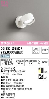 オーデリック　OS256569NDR(ランプ別梱)　スポットライト 非調光 LEDランプ 昼白色 オフホワイト