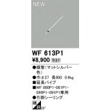 オーデリック WF613P1 シーリングファン 部材 延長パイプ 長900 マットシルバー