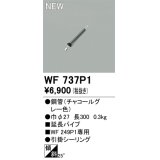 オーデリック WF737P1 シーリングファン 部材 延長パイプ 長300 チャコールグレー