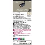 パナソニック XAS5521VCC1(ランプ別梱) スポットライト 調光(ライコン別売) LED(温白色) 配線ダクト取付型 集光24度 ブラック