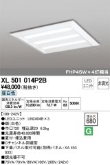 オーデリック　XL501014P2B(LED光源ユニット別梱)　ベースライト LEDユニット型 直付/埋込兼用型 非調光 昼白色 ルーバー無