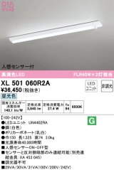 オーデリック　XL501060R2A(LED光源ユニット別梱)　ベースライト 非調光 LEDユニット交換型 昼光色 直付型