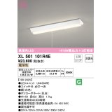 オーデリック　XL501101R4E(LED光源ユニット別梱)　ベースライト W150 非調光 LEDユニット交換型 電球色 直付型 プルスイッチ付