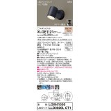 パナソニック XLGE1121CT1(ランプ別梱) スポットライト LED(電球色) 天井・壁直付型 屋外用 集光24度 LEDランプ交換型 パネル付型 防雨型 オフブラック