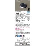 パナソニック XLGE1123CT1(ランプ別梱) スポットライト LED(昼白色) 天井・壁直付型 屋外用 集光24度 LEDランプ交換型 パネル付型 防雨型 オフブラック