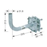 画像: DXアンテナ　MHV-117　アンテナ設置金具 ベランダ用取付金具(BS・CSアンテナ用) [￡]