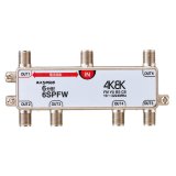 画像: マスプロ電工　6SPFW　6分配器 1端子電流通過型 双方向・VU・BS・CS 3224MHz 4K8K対応 [￡]