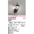 画像1: オーデリック OG254946LCR(ランプ別梱) エクステリア ポーチライト LEDランプ 電球色 高演色LED 人感センサー付 防雨型 黒色 (1)