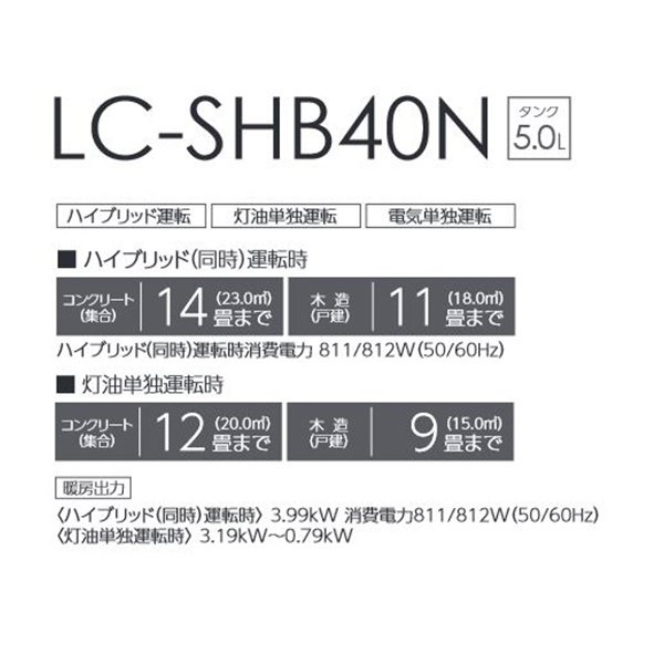 トヨトミ LC-SHB40N 石油ファンヒーター ディープレッド(R