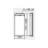 画像: ルームエアコン 別売り品 コロナ WA-9 アルミ製標準取付枠 冷房専用シリーズ用標準タイプ