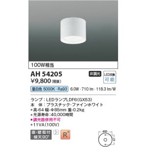 コイズミ照明 AH51625(ランプ同梱) ベースライト 非調光 直管形LED 昼